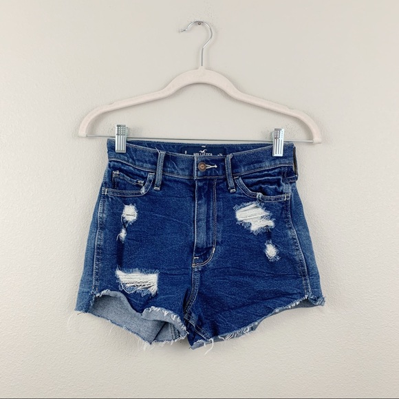 hollister ultra high rise shorts